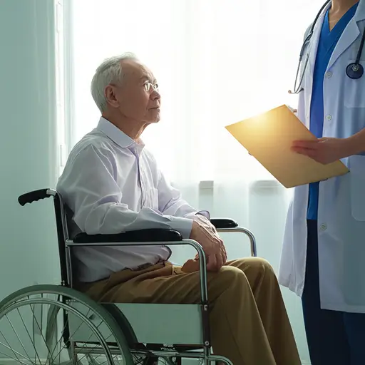 在医院，我被宣判余生将依赖轮椅。