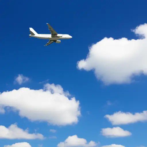 看！飞机在云层上面飞。