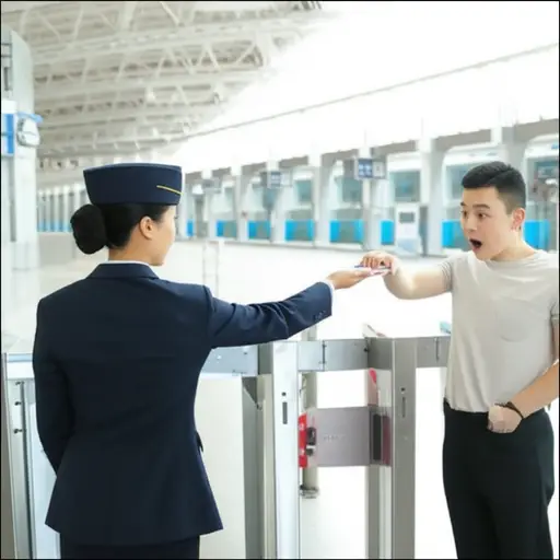 突然有人要求我出示我的单程票。