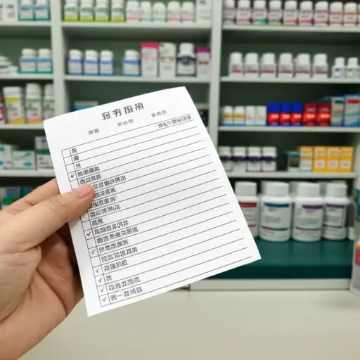 我需要按这张处方拿抗生素。