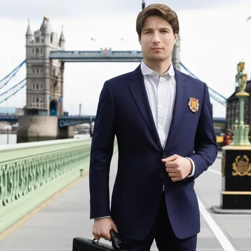 我表哥是一位驻伦敦的西班牙外交官。