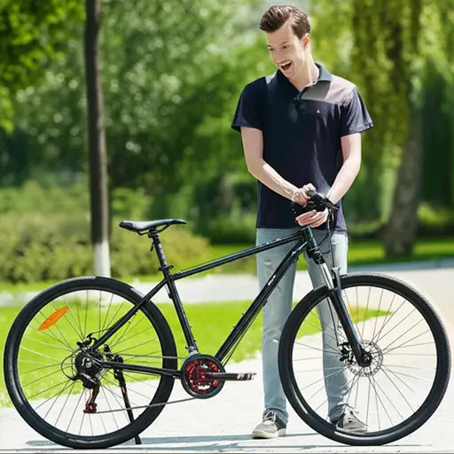 哇！你买了辆新自行车！