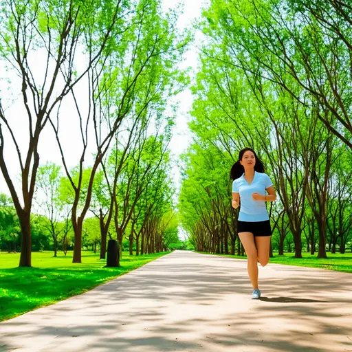 跑步是一项很好的运动。