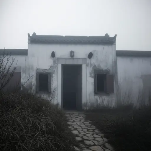 那栋老房子有种神秘感。