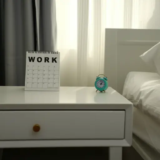 我在工作日早起。