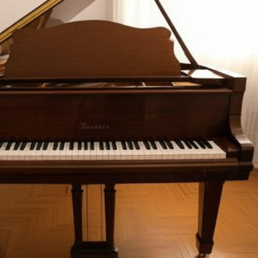 这架钢琴的音色非常优美。