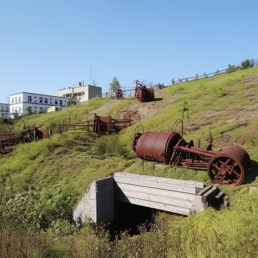 这个地区的所有矿山在20世纪80年代都被关闭了。