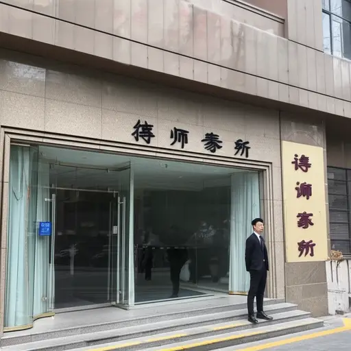 我哥哥的律师事务所在那条街上。