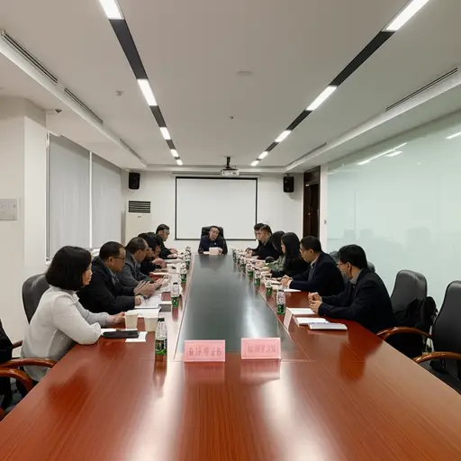 会议一开始，大家都安静了下来。