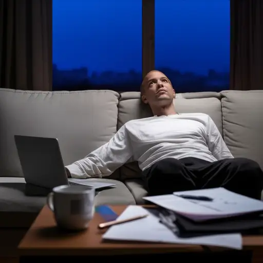 我度过了疲惫的一天。