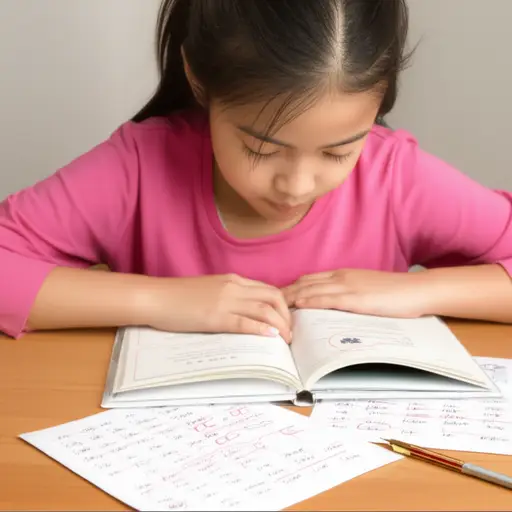 她阅读很好，但拼写方面比较弱。