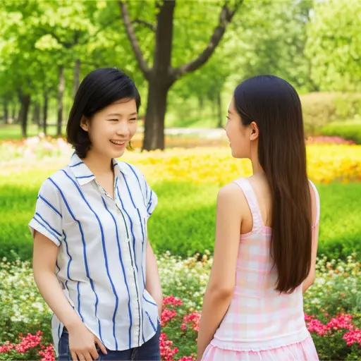 她是一个非常友善的人，最重要的是，她真的很开朗。