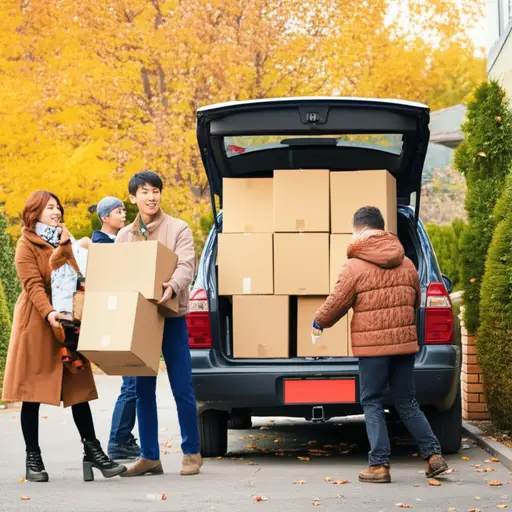 他们去年十一月搬了家。