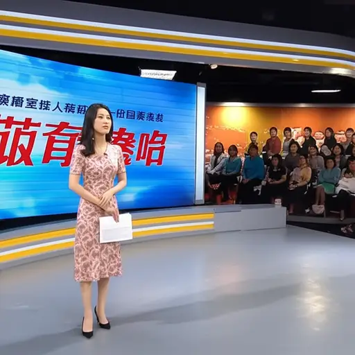 我上周在一个访谈节目中看到她。