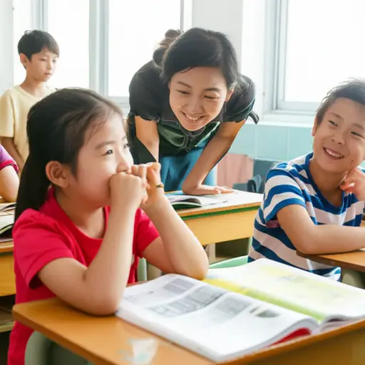 当学生们遇到困难时，老师在那里支持他们。