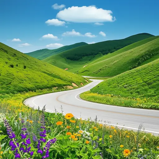 我们决定走风景更优美的南部路线。