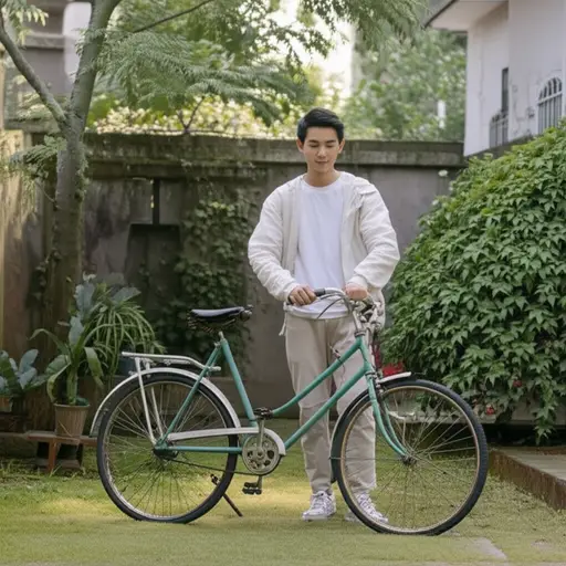 这辆自行车对我来说很珍贵，因为它是我爷爷的。