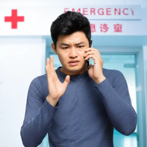 他回答说：“好的，请，这是紧急情况。”