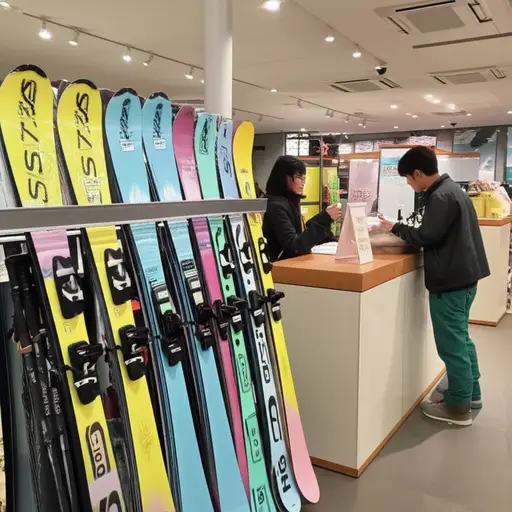 我需要为周末租一双滑雪板。