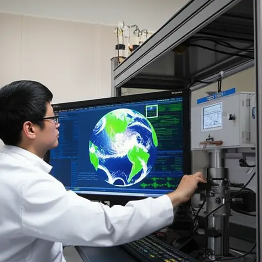 科学家研究大气以理解气候变化。