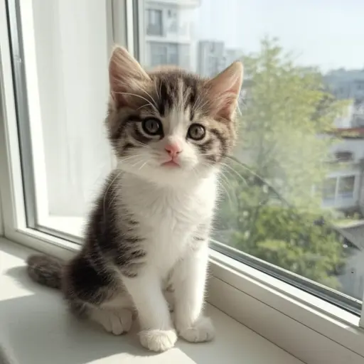 那只小猫咪是不是很可爱？