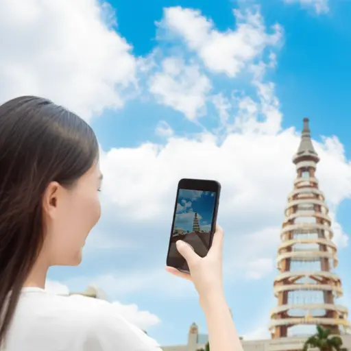 她经常在社交媒体上发布旅行照片。