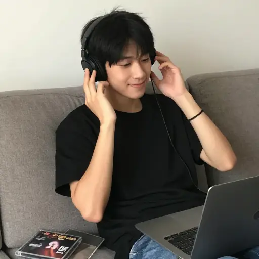我喜欢听我最喜欢的电视节目的原声带。