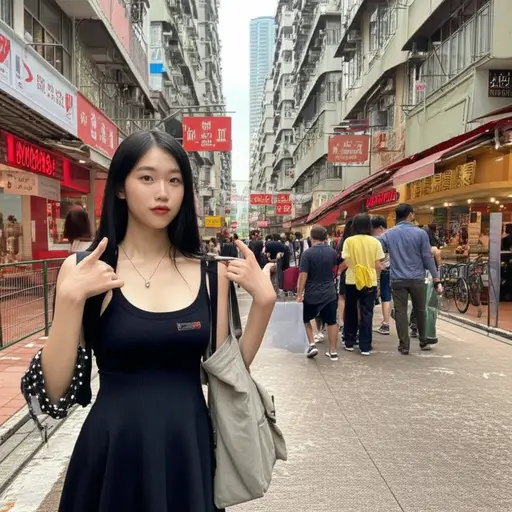 她不习惯说广东话。