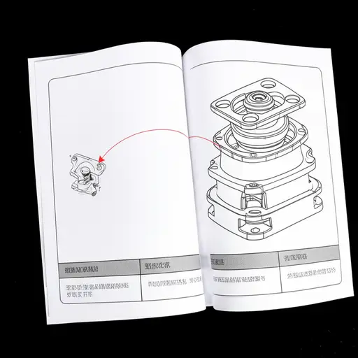 在说明书里，箭头显示了正确的组装方向。