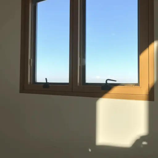 我的窗户朝南，所以房间很明亮。