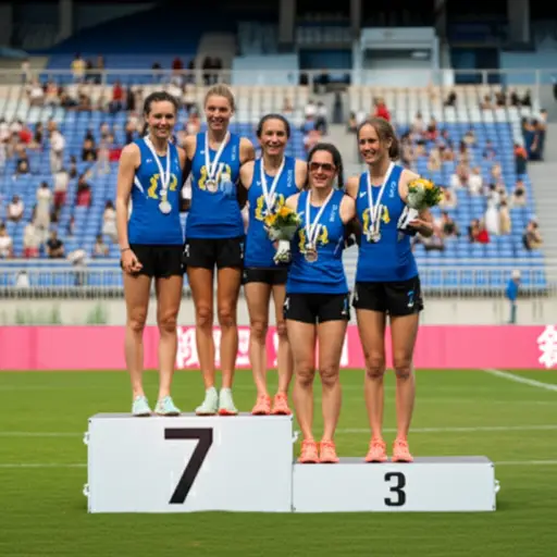 我们的团队得了第七名。