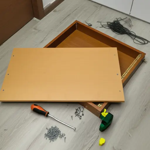 要搬动这个书架，我们得先把它拆开。