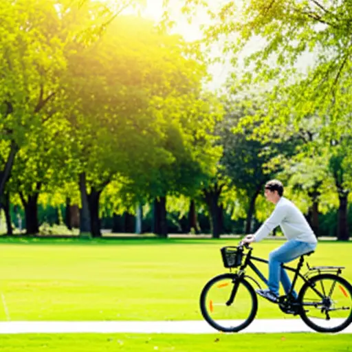 骑自行车是一种很好的运动。