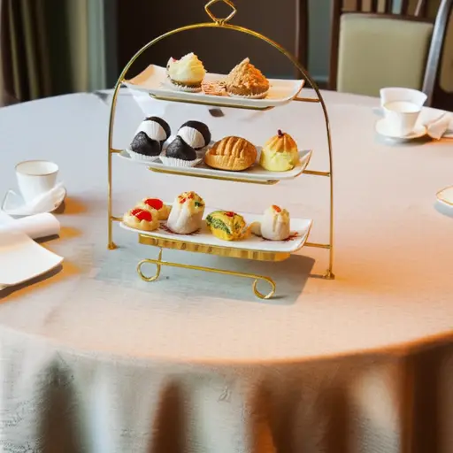 茶点在桌上；请随意自取。