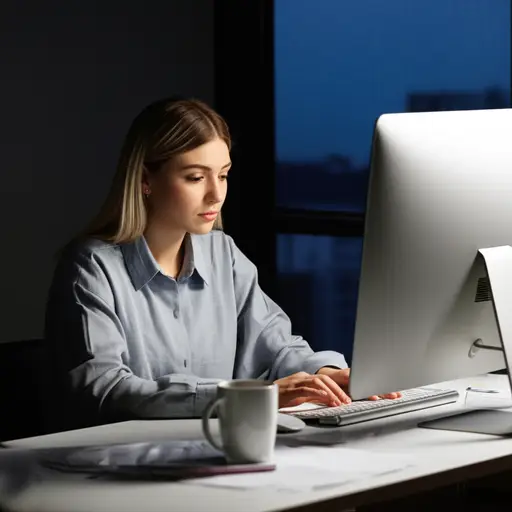 到明天这个时候，她可能已经把报告写完了。