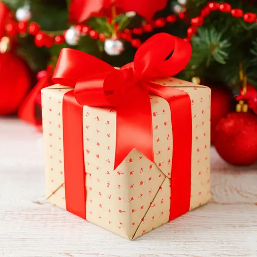 我收到了一个漂亮的圣诞礼物。