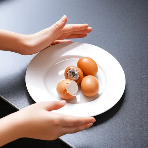 别吃那些鸡蛋；它们已经坏了。