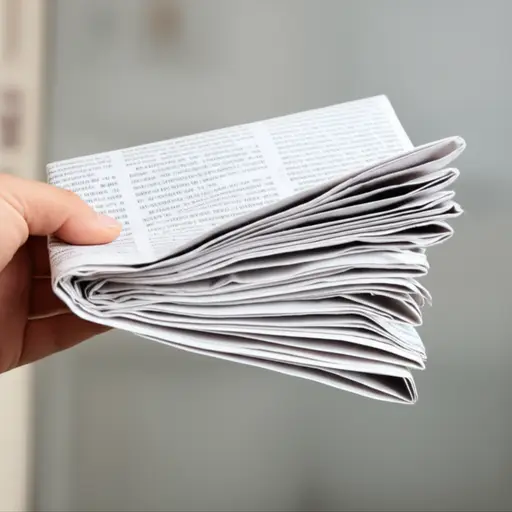 我买了一份报纸。