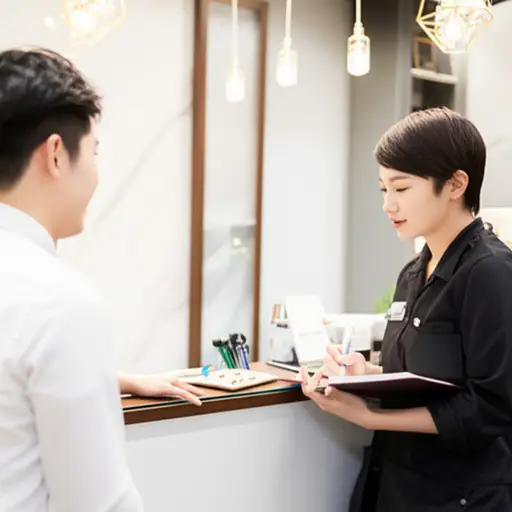 我和我的发型师预约了下周。