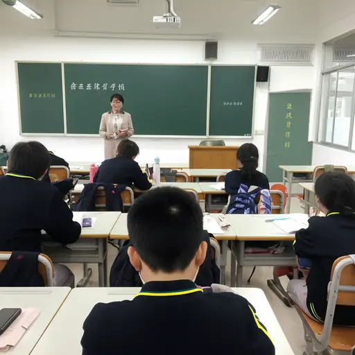 学校严格禁止在课堂上使用手机。