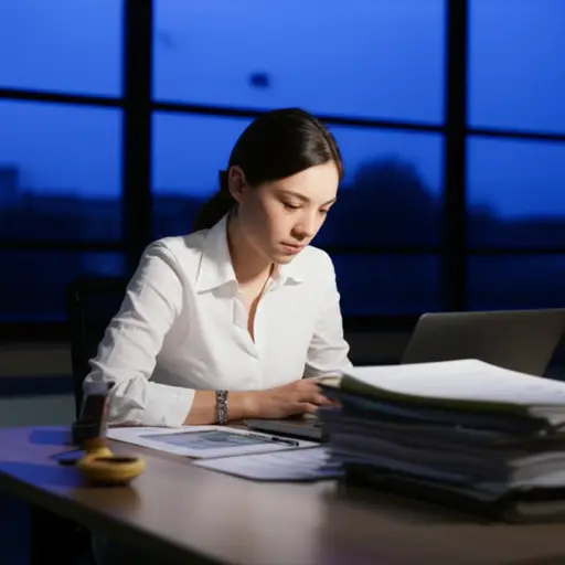 她设法找到了完成项目的精力。