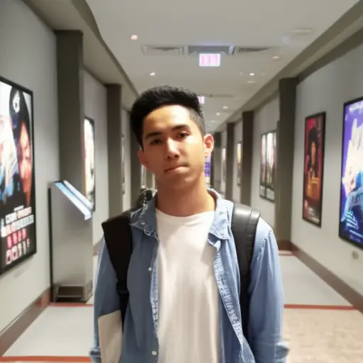 我对这部电影不感兴趣，所以提前离开了。