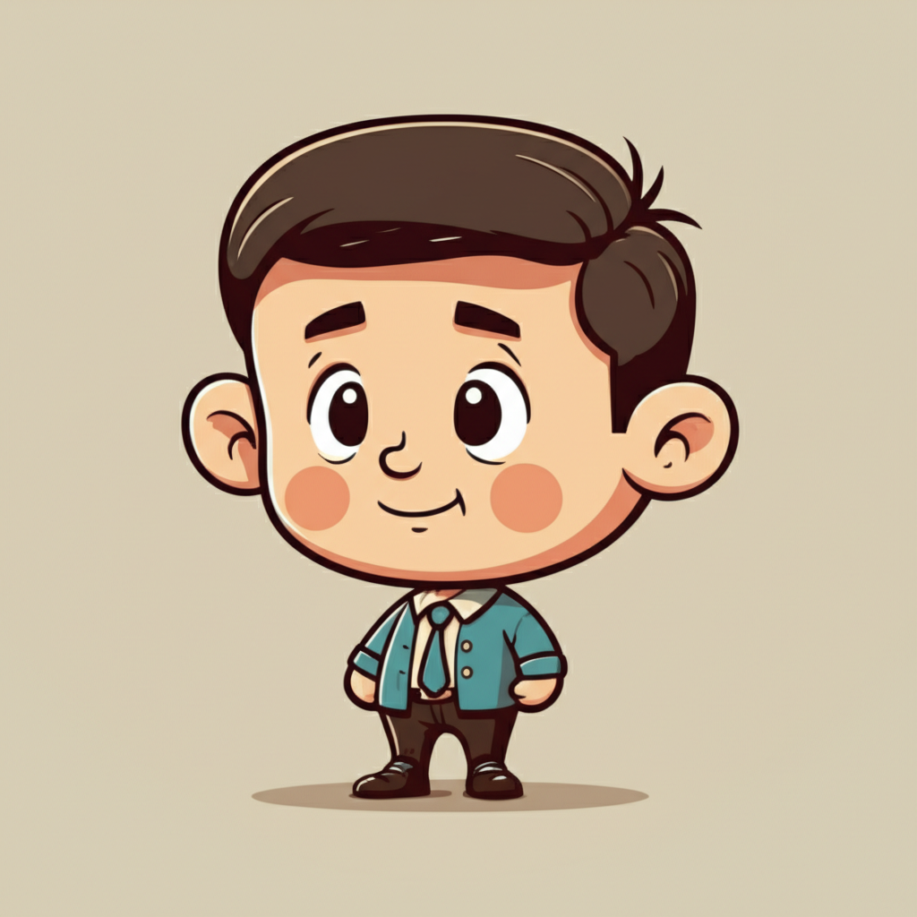 这是一个卡通人物。