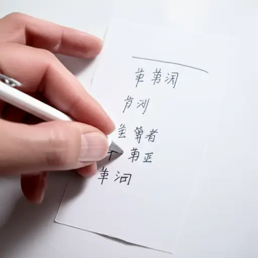 把不在清单上的词都划掉。