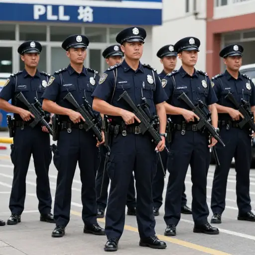 警察组织了行刑队来针对嫌疑罪犯。