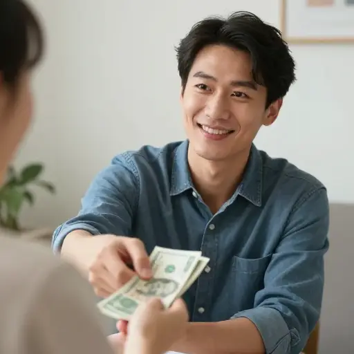 他是主动归还钱的。