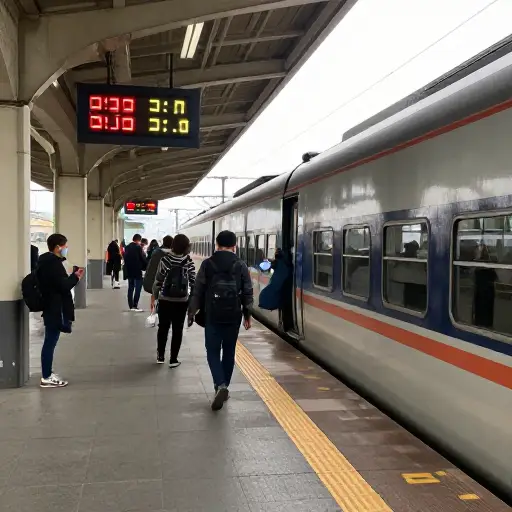 火车通常从这个站台准点发车。