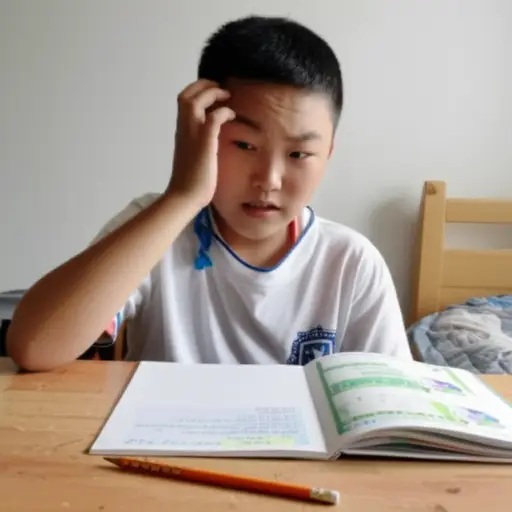 你完成作业了吗？" "不，对不起，我忘了。"