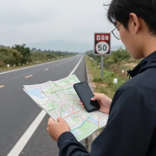 我计算了距离，只有50公里。