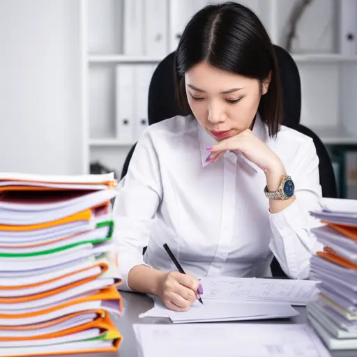 我妈妈工作很辛苦。